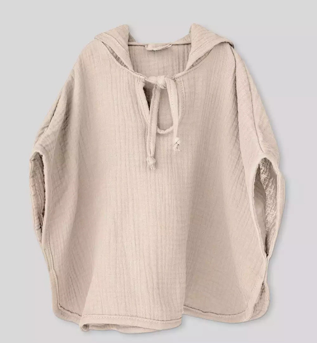 Slika od Pončo muslin Beige -vel. 3-4godine
